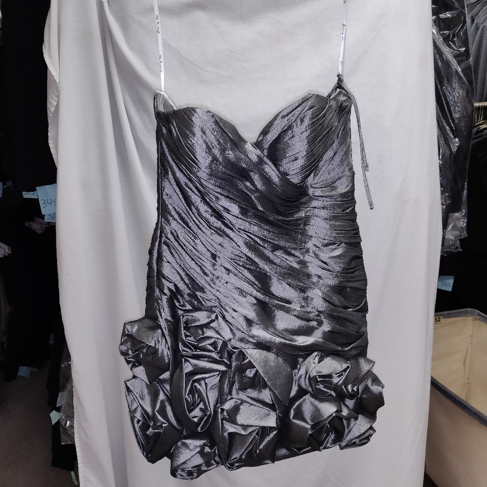 Platinum Grey Formal Dress Size 6